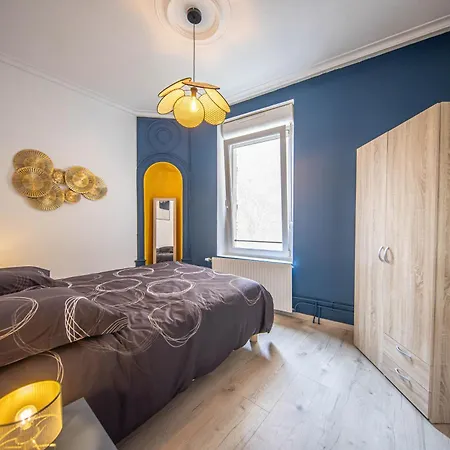Blue Chic Experience - Moderne & Confort - Wifi Et Parking - Familles Bienvenues - Elite Premium Properties Services Apartmán Nancy